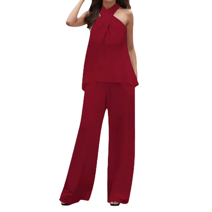 Ladies elegant and airy pants ensemble Lune London