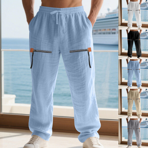 Casual pants for men with practical zip pockets Amarae