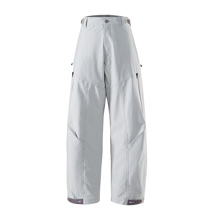 Women's wide technical trekking pants with reinforced knees, zippered pockets, and adjustable hem Amarae