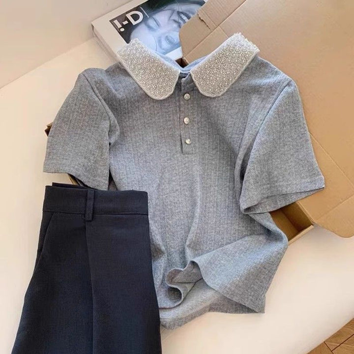Polo femme avec col élégant Chic & Stil