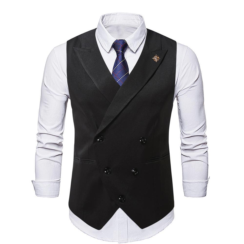 Men's Double-breasted Tailored Suit Vest Amarae