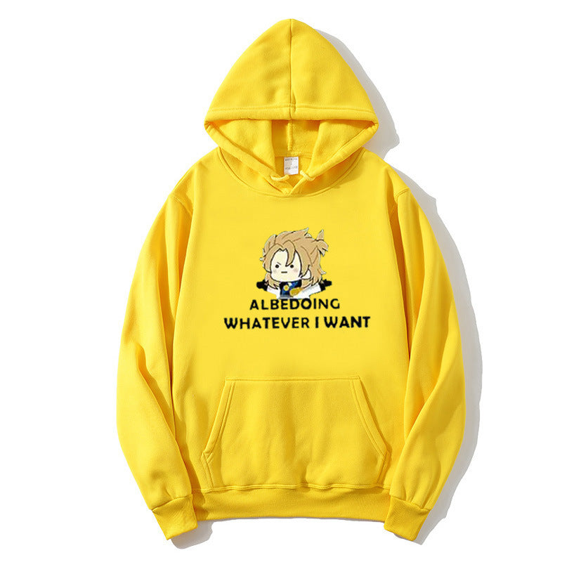 Women’s hoodie with artistic graphic design and motivating lettering Chic & Stil