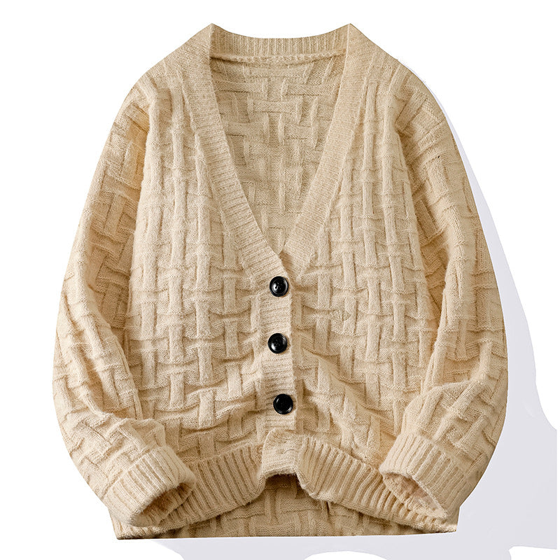 Ladies Chunky Knit Cardigan Lune London