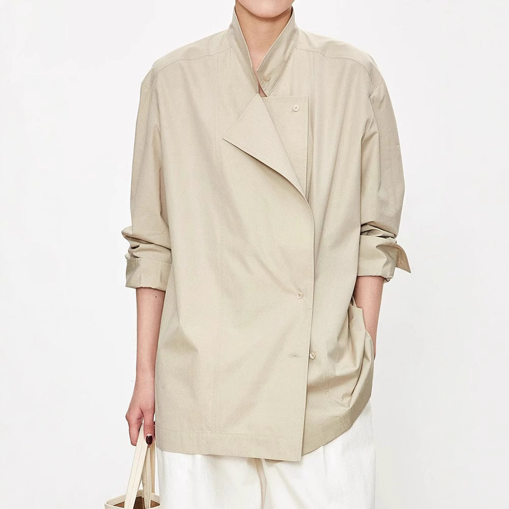 Chemisier blouse asymétrique à la mode pour femmes Chic & Stil