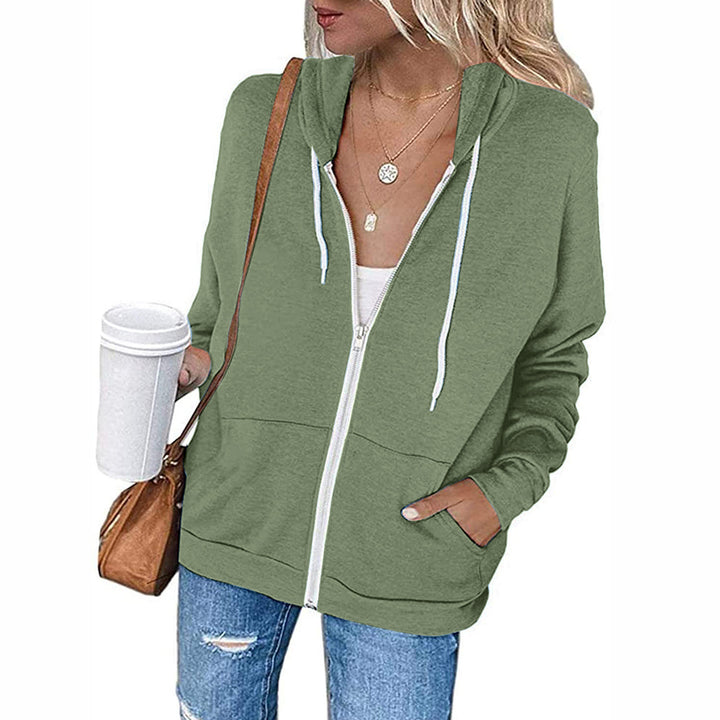Women's hooded sweatshirt with practical pockets Lune Londonl
