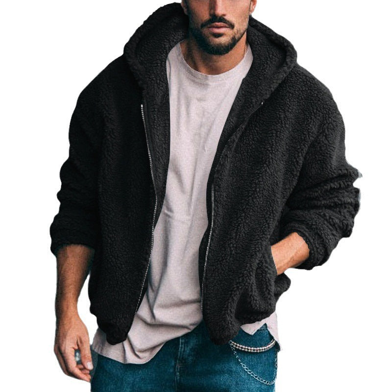 Hooded cozy teddy sweatshirt for men Lune London