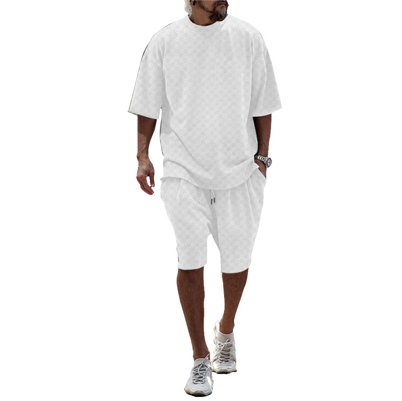 Short-sleeve set for men in breathable material with a comfortable fit Lune London