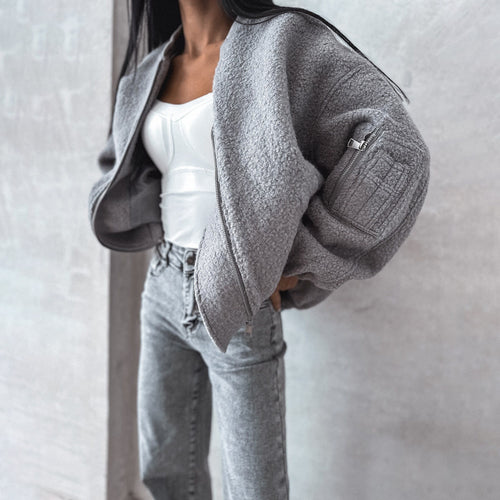 Women fleece jacket with cozy fit Amarae