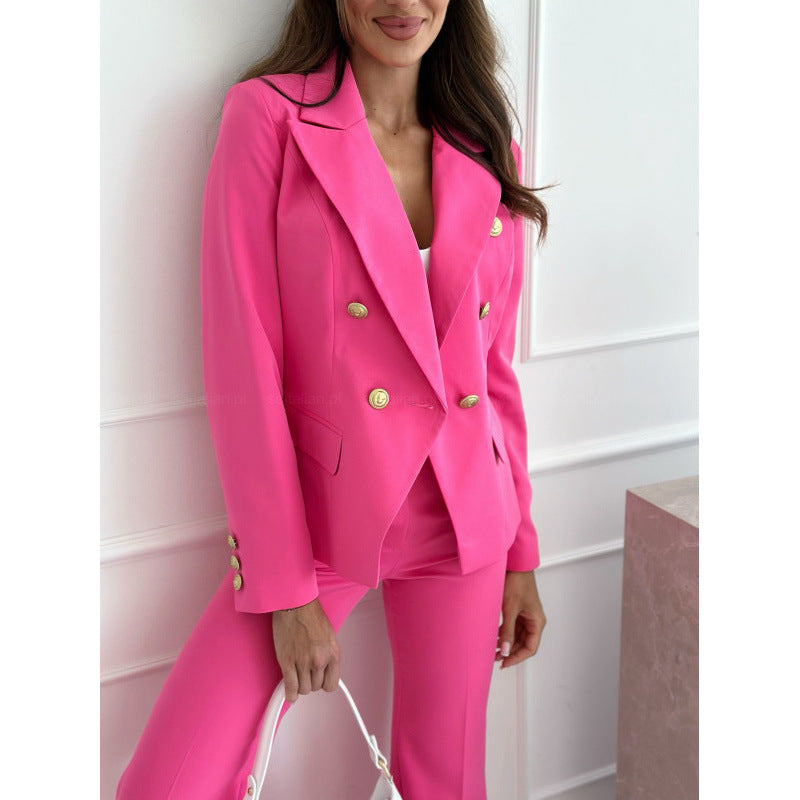 Women's jacket with double-breasted and elegant lapel Lune London