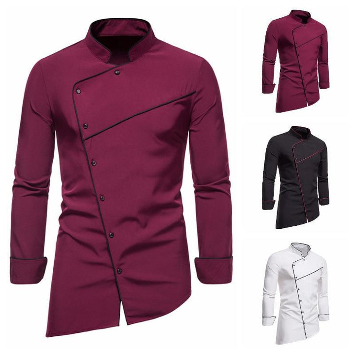 Men's chef jacket with precious contrasts and high-quality finish Lune London
