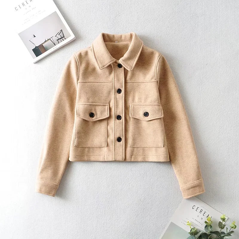 Veste courte de mode femme avec poches pratiques Chic & Stil