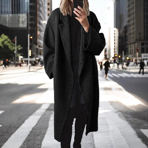Oversized wool coat Women Amarae