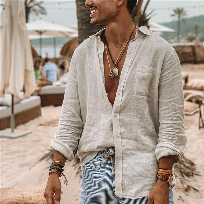 Light linen shirt for men Lune London
