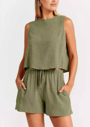 Lune London Women's Casual Two-Piece Shorts Set