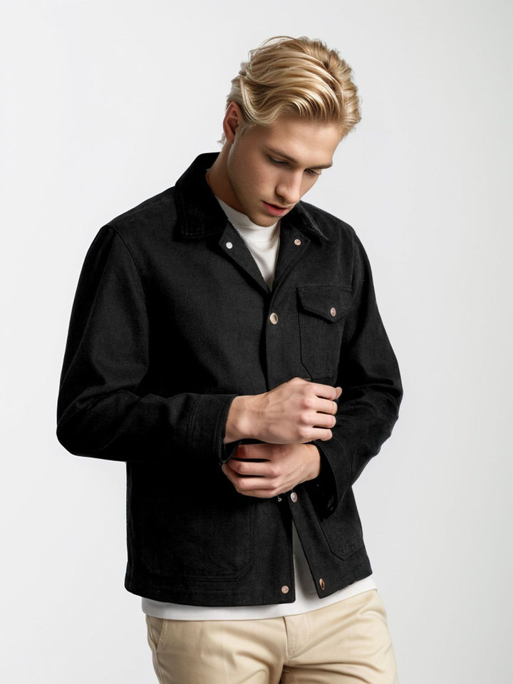 Timeless jacket for men with textured design Amarae