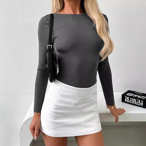 Ladies long sleeve body fitted Amarae