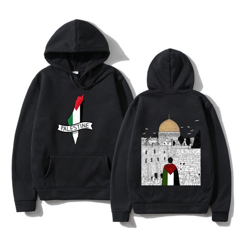 Women's hoodie with cultural motif and unique graphic design Chic & Stil