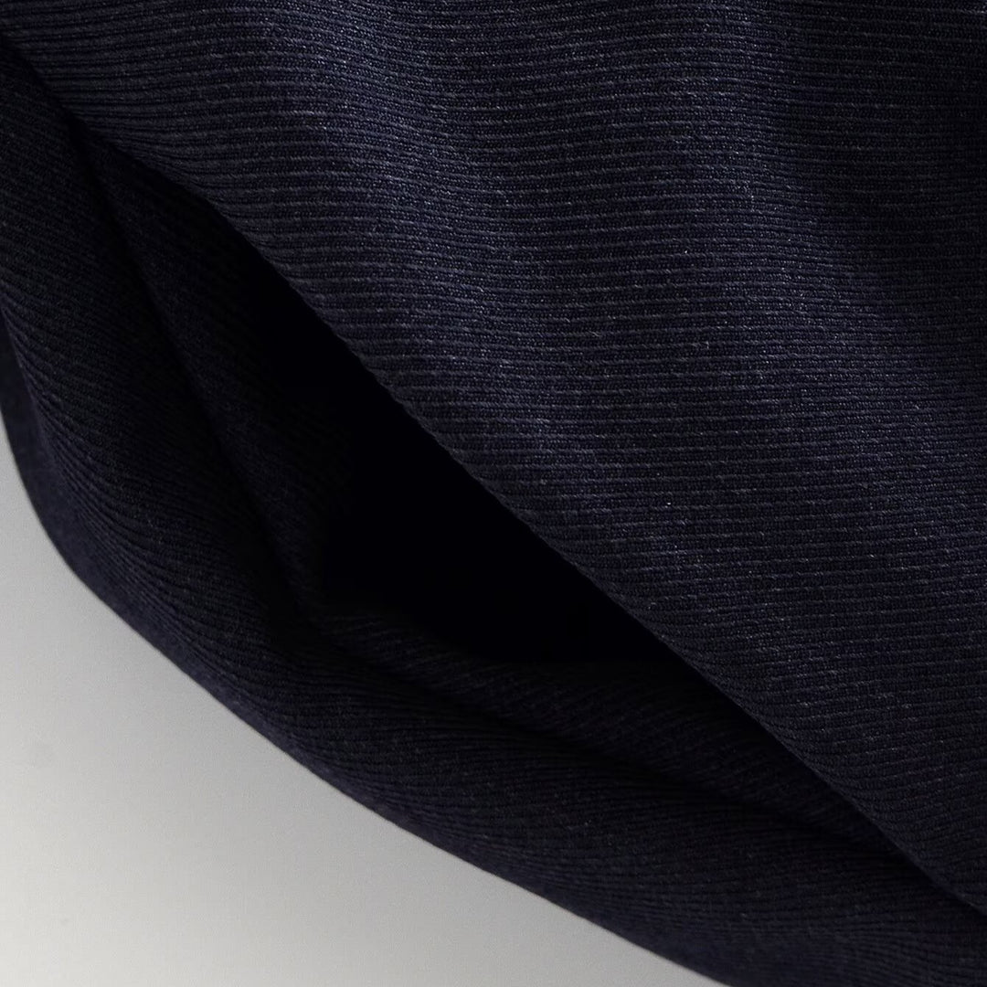 Women Boxy-Cropped Shirt Jacket with concealed placket and elastic hem Amarae