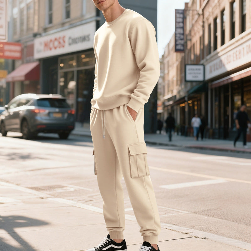 Men's casual sweatshirt and cargo jogger combination Lune London