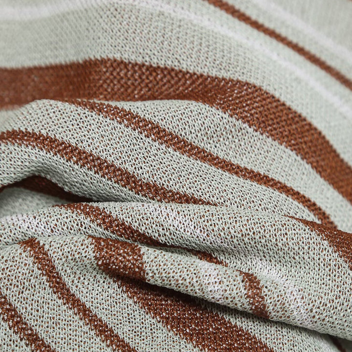 Women's short-cut cardigan with extra long sleeves and diagonal pattern Amarae