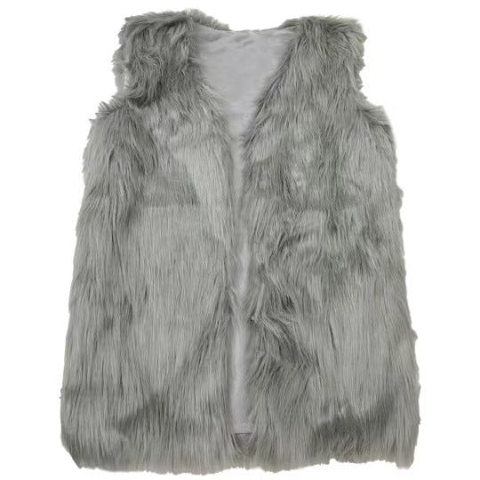 Ladies Elegant Faux Fur Vest Chic and Stylish