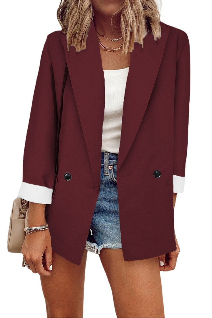 Ladies oversized casual blazer with modern details Lune London