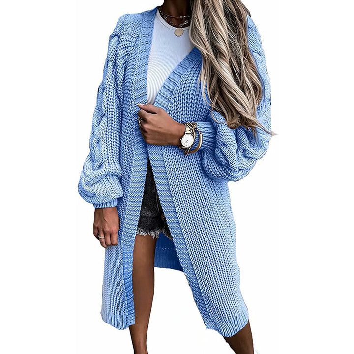 Knitted cardigan for women with voluminous sleeves Lune London