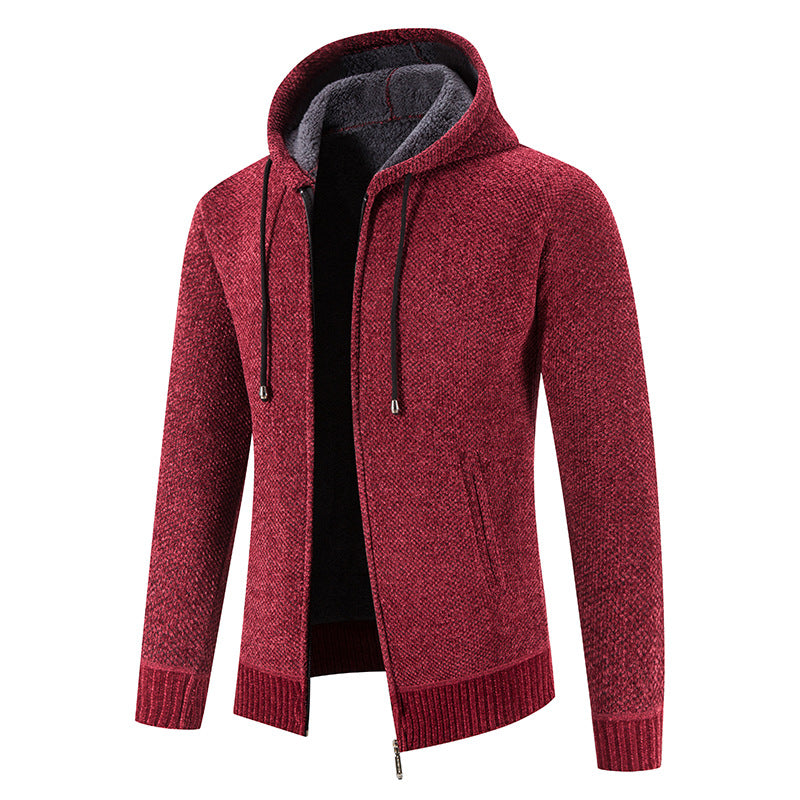 Hooded jacket for men with soft lining and innovative design Lune London