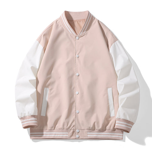 Sporty bomber jacket for women with contrasting sleeves Amarae