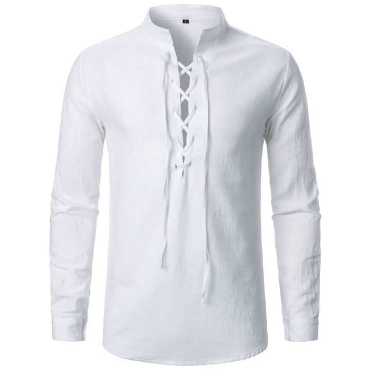 Men Long Sleeve T-shirt with Laces Lune London