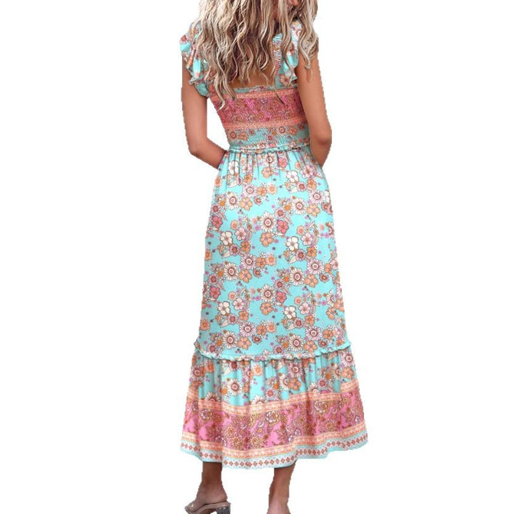 Lune London printed maxi dress too bohemian for women