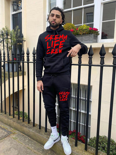 Women's hoodie and jogger set with striking inscription Amarae