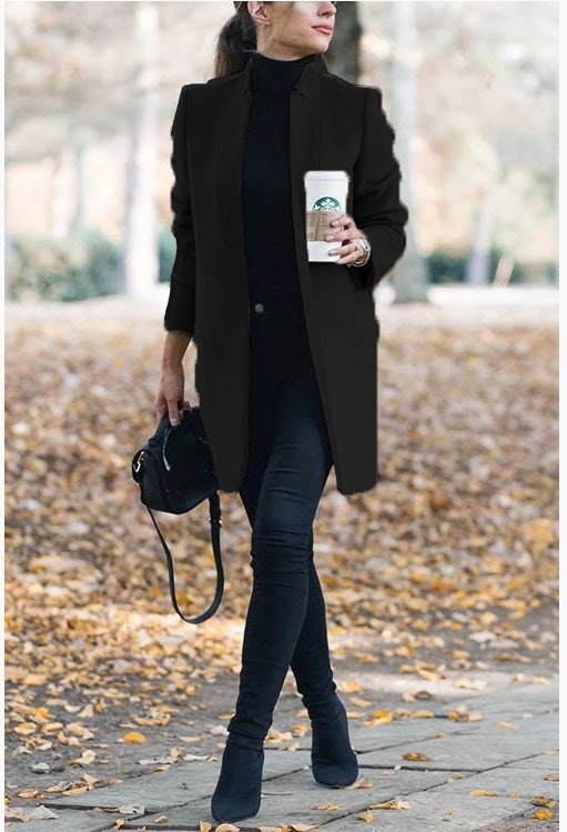 Amarae | Coat - Tailored - Wool blend - Knee length - Minimalist design