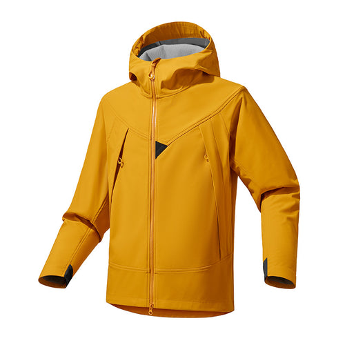 Functional jacket for women with waterproof properties and adjustable hood Amarae