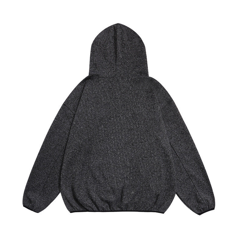Unisex Cozy Oversized Hoodie with Elastic Hem and Half Zipper Amarae
