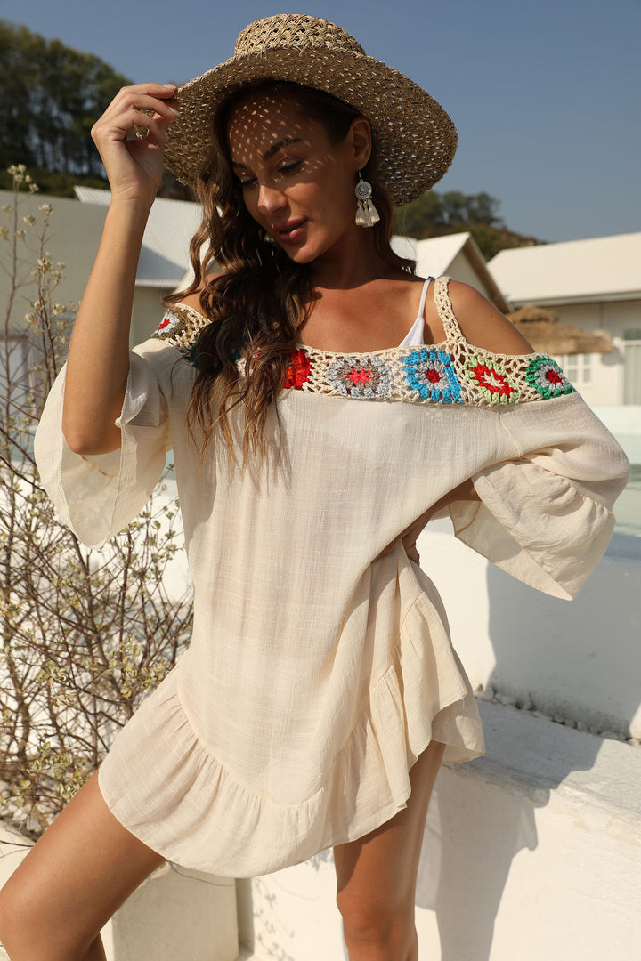 Lune London bohemian lace beach dress for women