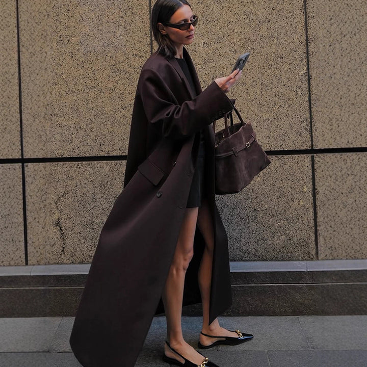 Ladies Long Oversized Chic Jacket and Style