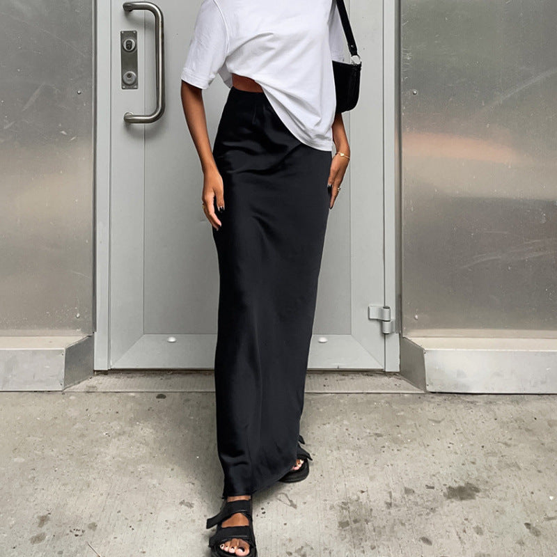 Elegant midi skirt Lune London for women