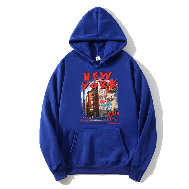 Women's hoodie with urban New York design Chic & Stil