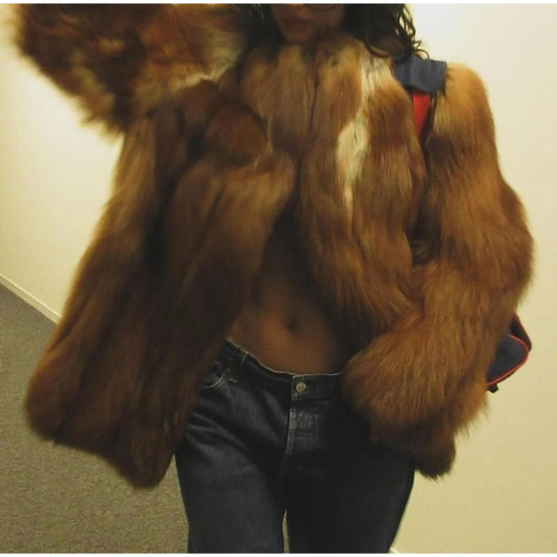 Ladies Amarae Faux Fur Jacket