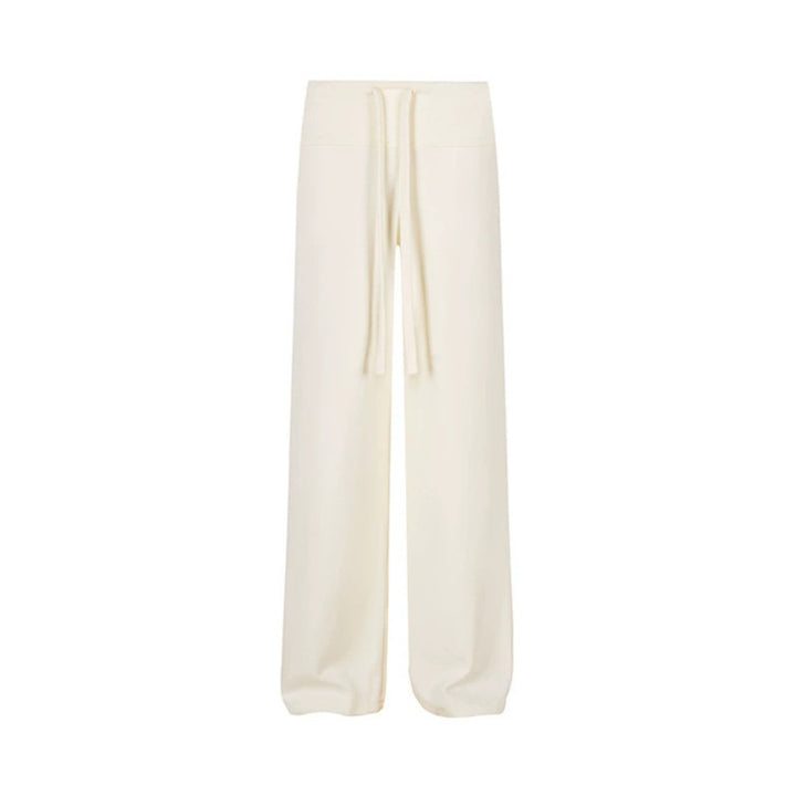Women's Palazzo Fleece Pants with High Comfort Waistband and Flowing Wide-Leg Cut Amarae