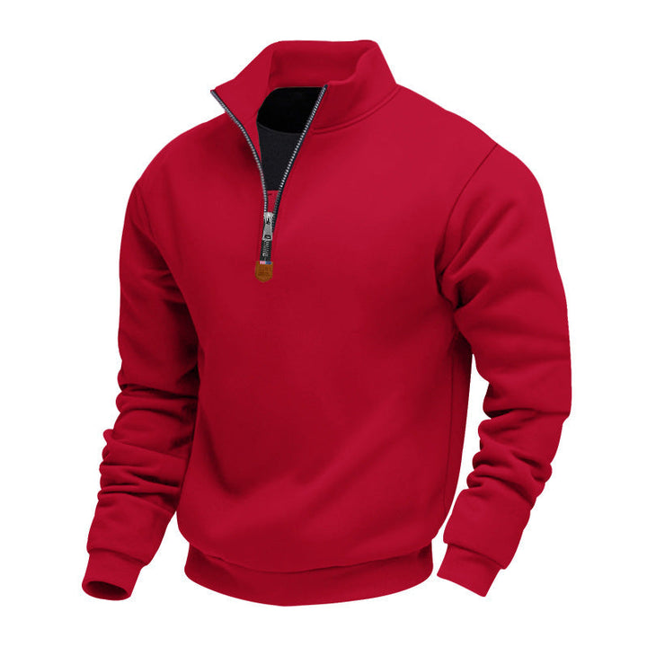 Men's Sweatshirt with Stand-Up Collar Amarae