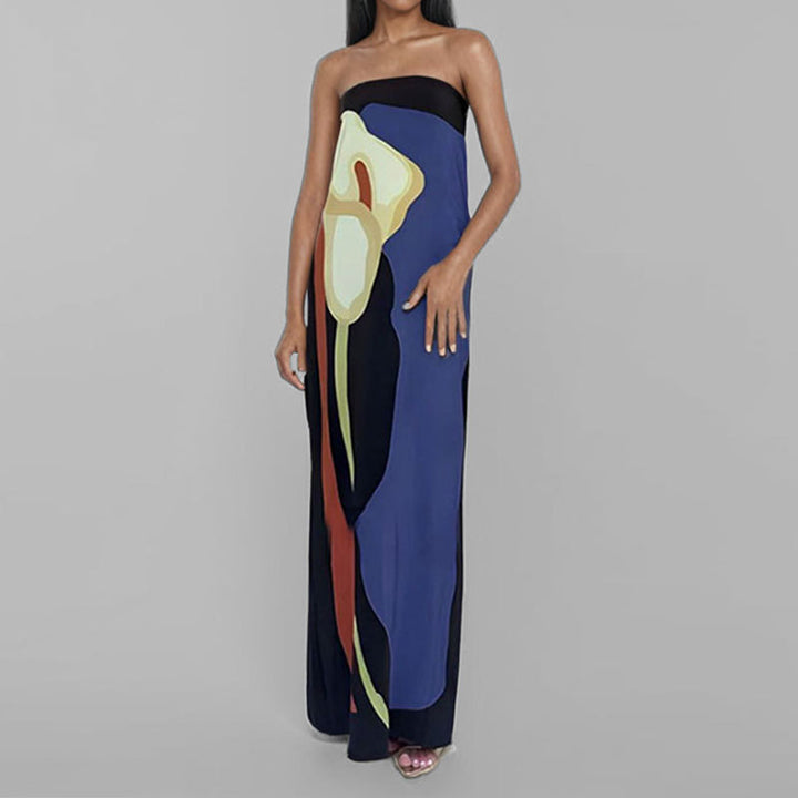Robe maxi pour femmes dans le style art moderne Chic & Stil