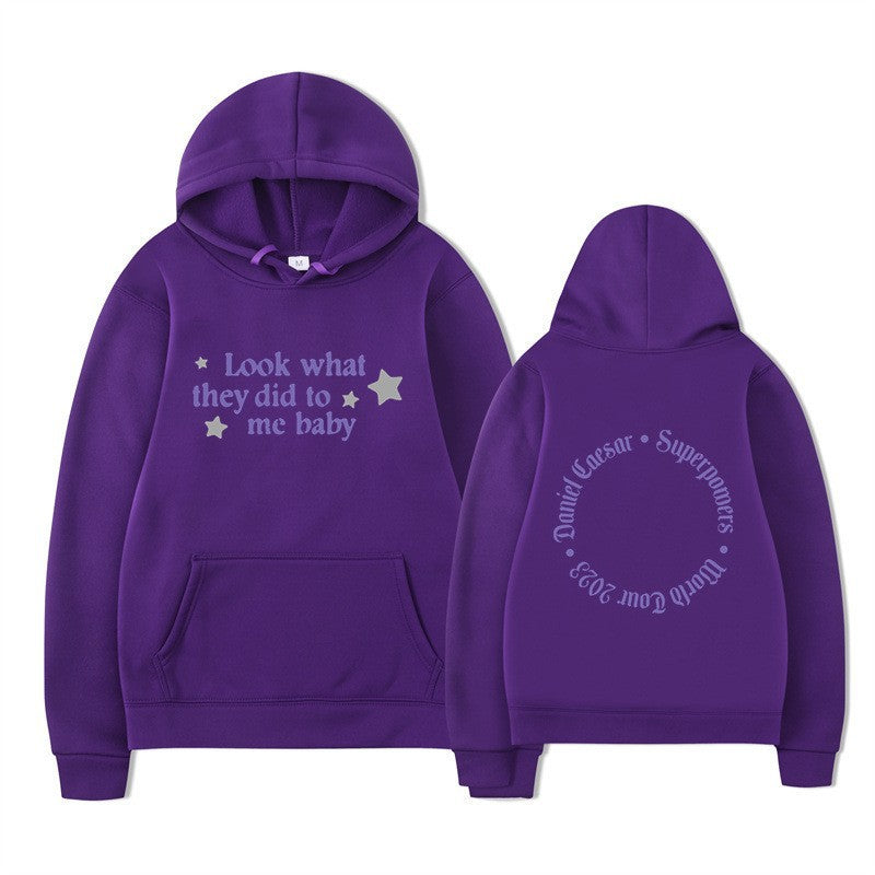 Women's hooded sweatshirt with creative slogan and unique design Chic & Stil