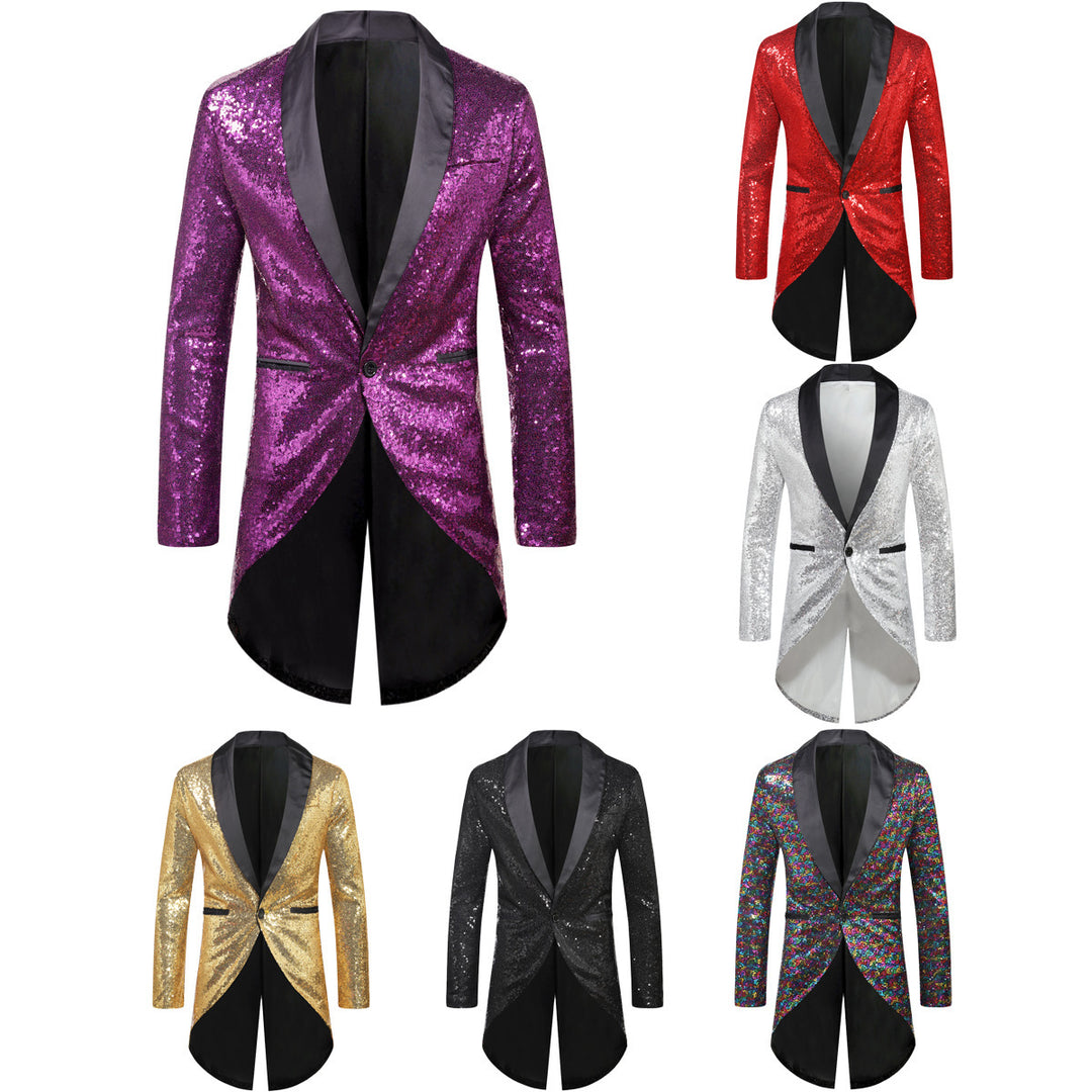 Elegant sequin blazer for men with luxurious details Lune London
