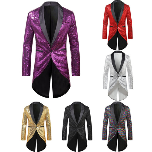 Elegant sequin blazer for men with luxurious details Amarae