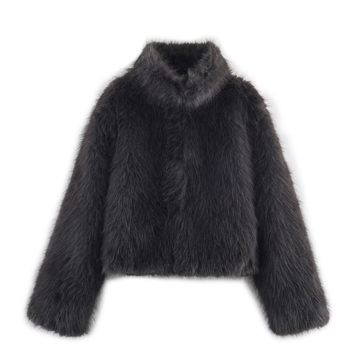 Veste en fausse fourrure à la mode pour femmes Chic & Stil