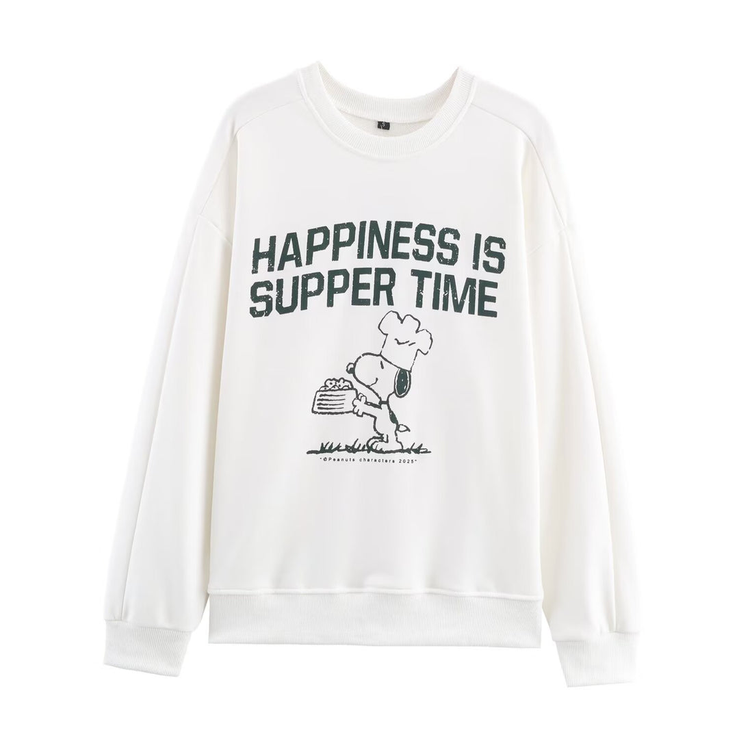 Women's casual sweatshirt with Snoopy pattern Lune London
