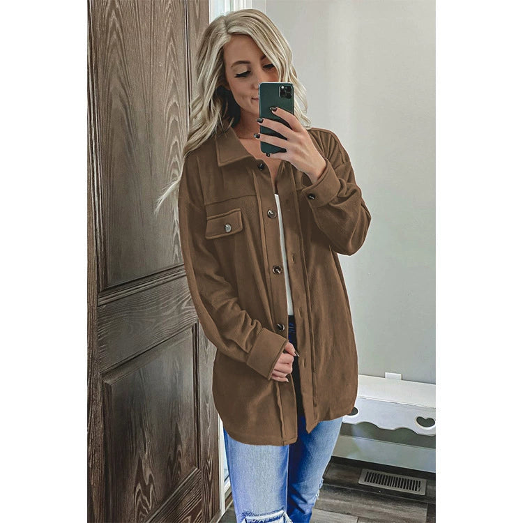 Lune London | Fleece Button Jacket.