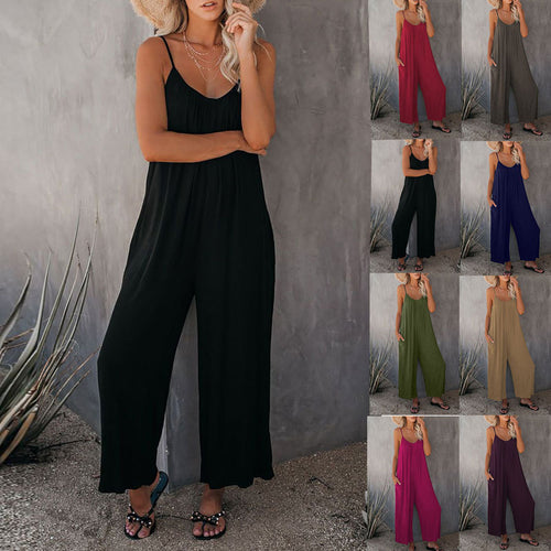 Ladies Elegant Sleeveless Jumpsuit Amarae